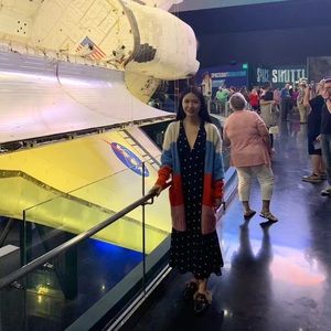 Zara polka dot navy dress